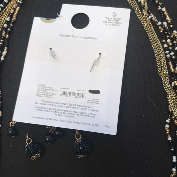 Beaded Strand Necklace and Earrings-A NWT - Picture 5 of 5